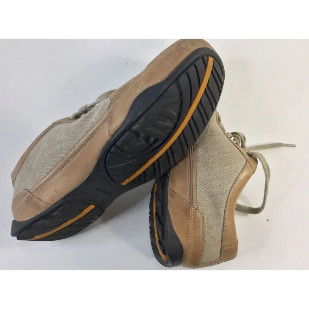 Timberland Shoes Size 12 Leather & Canvas Casual‎ Mens Medium Tan Caramel